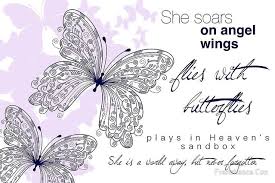 Angel Wings - Sympathy quote for loss of child | Quotes ... via Relatably.com