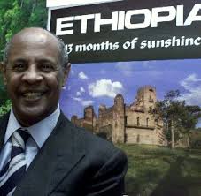 Ethiopia&#39;s former Tourism Commissioner, Yusuf Abdullahi Sukkar, promoting his country at a fair - eth_tourism