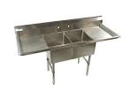 Stainless steel restaurant sinks