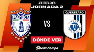 Pachuca vs. Querétaro EN VIVO: ¿A qué hora y dónde ver partido Jornada 2 Liga MX Apertura 2026?