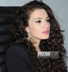 Press-conference of Azerbaijani representative at Eurovision-2014 song contest Dilara Kazimova. Baku, Azerbaijan, March 03, 2014 - 26