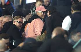 Robbie Williams spotted at shock Championship clash despite supporting totally different team