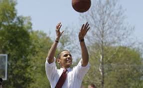 Image result for picture of obama playing basketball