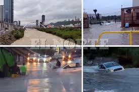 Heavy rains flood Monterrey area, leaving 52 vehicles stranded