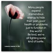 Many people expend tremendous energy to hide their pain ... via Relatably.com