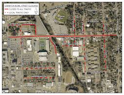 Road Closures for FCS Kickoff Weekend
