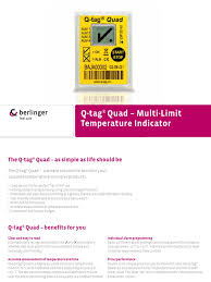 Q-tag® Quad: Multi-Limit Temp Monitor | PDF | Calibration ...