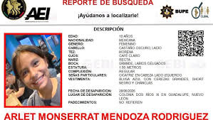 Buscan a Arlet Monserrat, menor de 10 años reportada como desaparecida en Guadalupe, Nuevo León https://mile.io/4bbl7cX