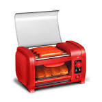 Toaster oven hot dogs