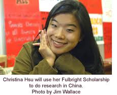 By the time she arrived at Duke, Christina Hsu figured she would study law or medicine - a career path &quot;deemed successful in college terms and parent terms. - 0305-christina-Hsu.horizontal