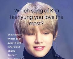Image of Kim Taehyung, BTS singer