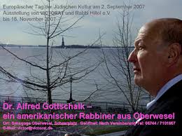 Alfred Gottschalk ist 1930 in Oberwesel geboren. 1939 ist er gemeinsam mit ...