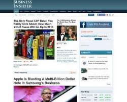 Hình ảnh về Business Insider website