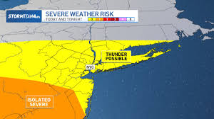 New York & Boston Weather Rollercoaster: Temperature Swings and Thunderstorm Risks