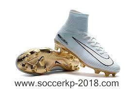 Cheap Cr7 Cleats Promotion Nike Mercurial Superfly White And Gold