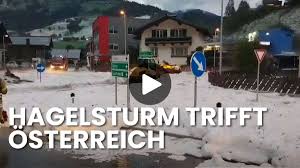 Hagelchaos im Salzburger Land: Urlaubsorte versinken im Eis — Merkur