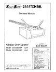 GARAGE DOOR OPENER Model 32HP Owneraposs Manual