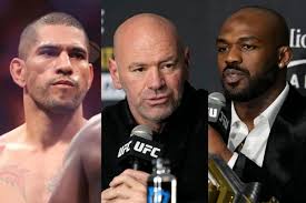 Alex Pereira and Jon Jones Come Face to Face as Dana White’s Biggest UFC 
Fight Gets Teased