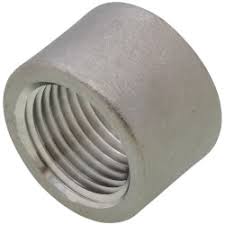 Merit Brass K411H-16 - T304 1" Stainless Steel Half Coupling