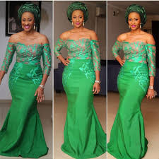 Image result for green asoebi