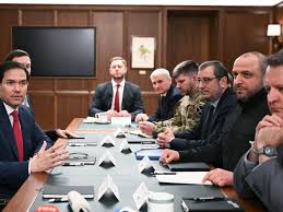 Ukrainian and US officials meet in Florida to discuss proposals to end Russia’s war