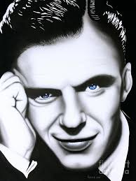 Ol&#39; Blue Eyes Painting by Bruce Carter - Ol&#39; Blue Eyes Fine Art Prints and Posters for Sale - ol-blue-eyes-bruce-carter