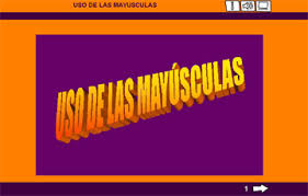 Resultado de imagen de USO DE LAS MAYÚSCULAS