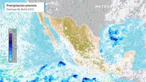 Muy fuertes lluvias se pronostican hoy viernes en México debido a dos ondas tropicales, vaguadas y el Monzón