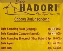 Gambar Sate Hadori, Bandung Kepala kambing enak di bandung