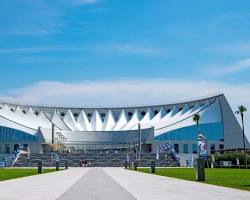 collage featuring various attractions in Fukuoka, including the Marine World Uminonakamichi, the Fukuoka Anpanman Children's Museum, and the Nokonoshima Island Park.の画像