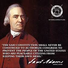 Samuel Adams on Firearms - From sonsoflibertytees.com | Founding ... via Relatably.com