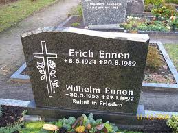 Grab von Erich Ennen (08.06.1924-20.08.1989), Friedhof Tannenhausen - ta070