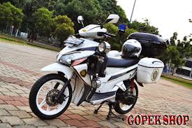 Hasil gambar untuk modifikasi touring motor tiger