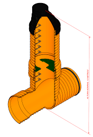 SANECOR® DN1200 manholes with SANECOR® SN8 corrugated pipe ...