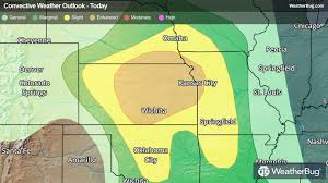 Severe Pattern Slides Northward Through Plains