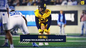 California Golden Bears Face Virginia Tech Hokies for the First Time in ACC Play