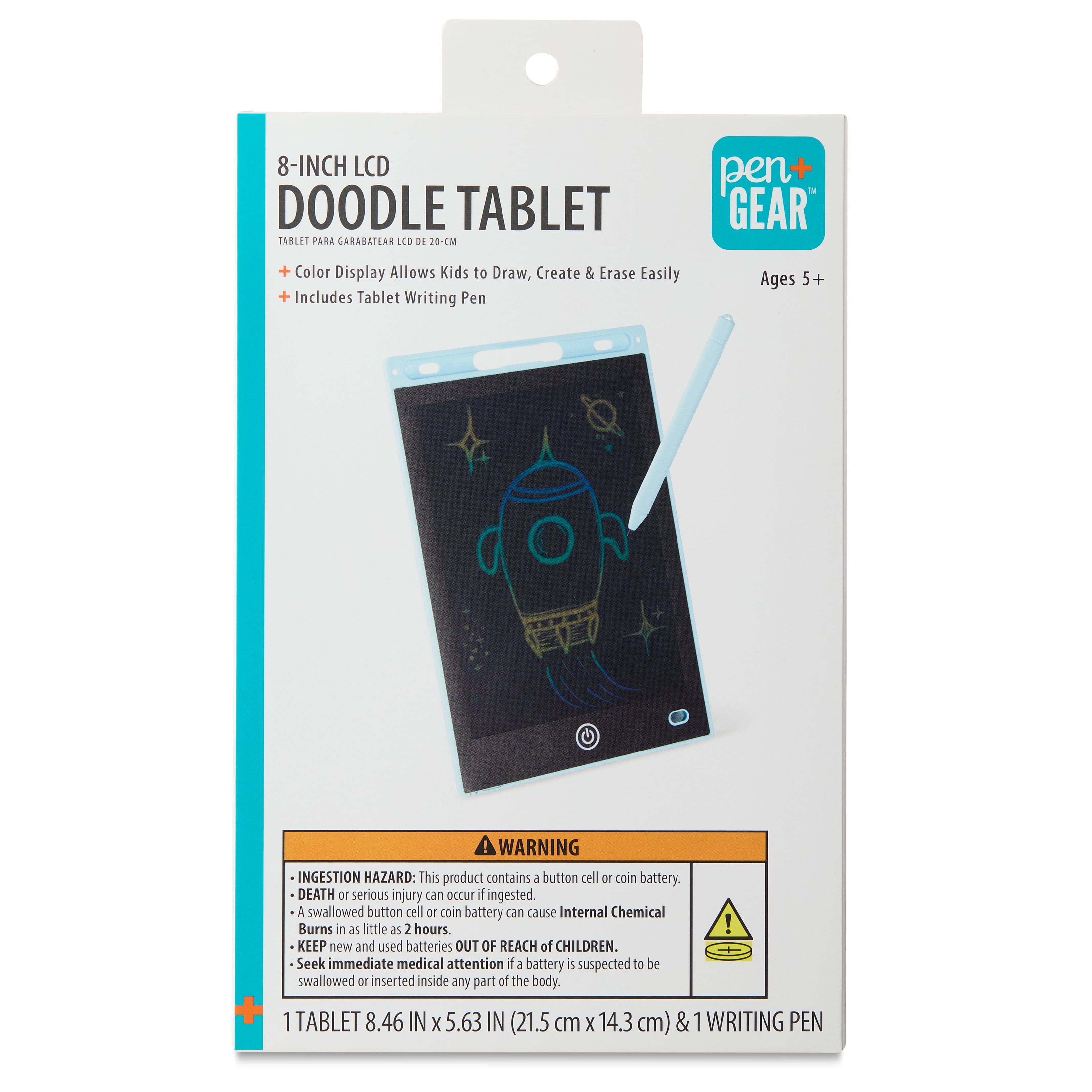 Pen+gear 8-Inch LCD Doodle Tablet