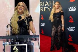Mariah Carey slips into sheer, corseted Prada gown and diamonds for MusiCares Person of the Year Gala