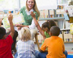 Image de Aller à la bibliothèque avec des enfants