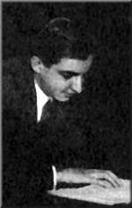 Pierre MAILLARD-VERGER. Détail d&#39;après une photo de groupe dans la classe de composition de Paul Dukas en 1929, au conservatoire. ( Photo X. ) - maillard-verger
