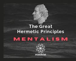 Hermetic Principle of Mentalism universe mind art, AI generated