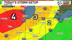 Strong to severe storms expected with damaging winds making appearance in area