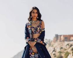 Image of Printed lehenga choli