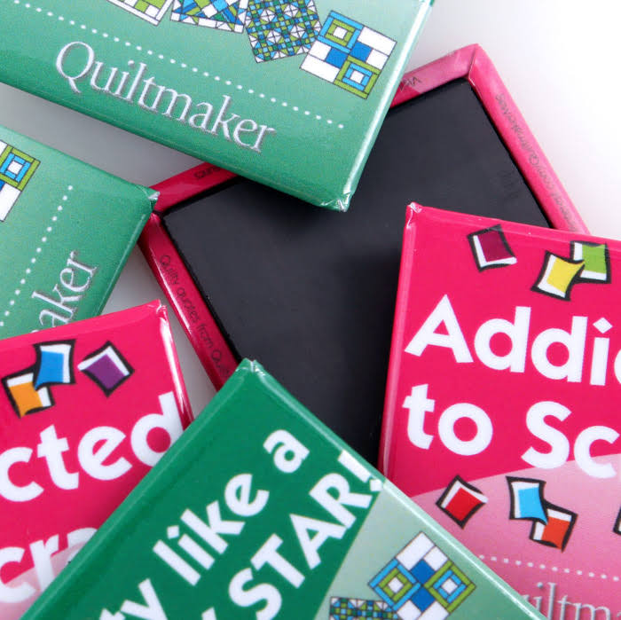 2" Square Fridge Pure Buttons