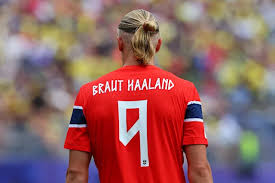 Braut Haaland celebrating after scoring