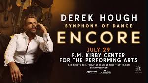 "Dancing with the Stars" sensation Derek Hough set to perform at the F.M. Kirby Center