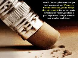 The Story Of Pencil &amp;amp; Eraser!!! via Relatably.com