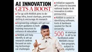 AP signs MoU with NVIDIA to establish AI univ in Amaravati