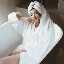 Summer Toweling Terry Bathrobe Wome 100% Cotton Robe Couple Nightgown Sleepwear Kimono Gown Soft Intimate Lingerie Homewear