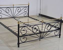 Image of Metal bed for sale